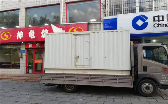 潭门镇出租发电机施工案例